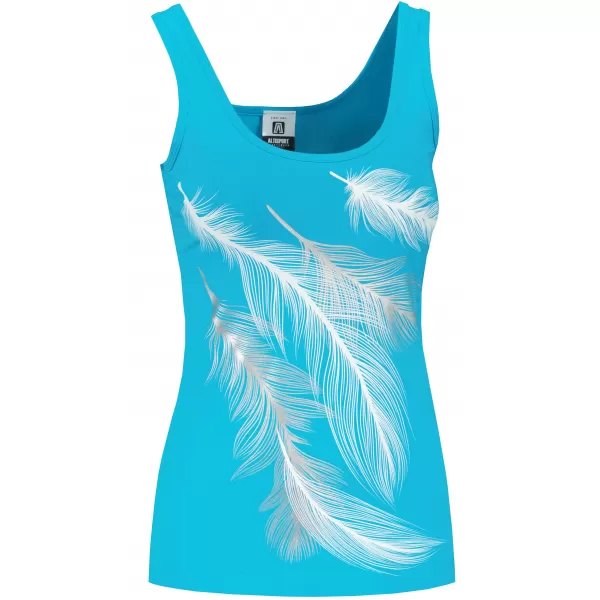  Damen-Tanktop ALTISPORT CARRYOVER ALW112136 TÜRKIS 