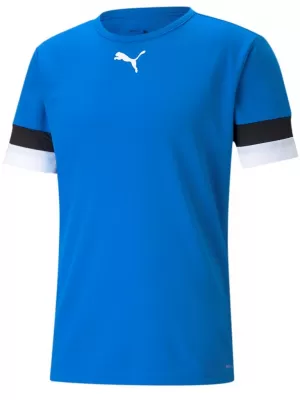 Herren -funktionales Hemd PUMA TEAMRISE JERSEY 704932-02 ELECTRIC BLUE LEMONADE/ ELEKTRISCHE BLAUE LIMONADE/PUMA SCHWARZ/PUMA WE