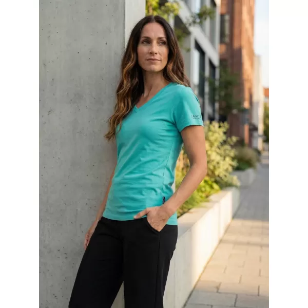  Damen-T-Shirt mit kurzen Ärmeln SAM 73 CLAUDIA WT 847 NEONGRÜN 