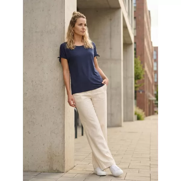  Damen-T-Shirt mit kurzen Ärmeln SAM 73 FELICIA WT 854 DUNKELBLAU 
