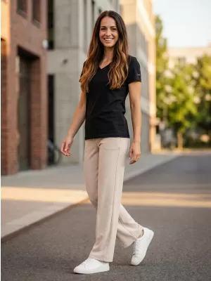 Damen-T-Shirt mit kurzen Ärmeln SAM 73 CLAUDIA WT 847 SCHWARZ