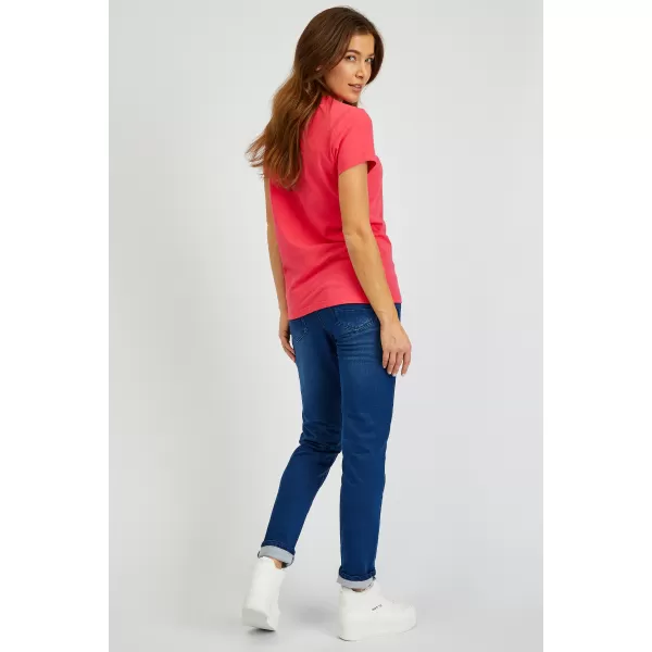  Damen-T-Shirt mit kurzen Ärmeln SAM 73 RENÉE WT 842 LEUCHTEND ROSA 
