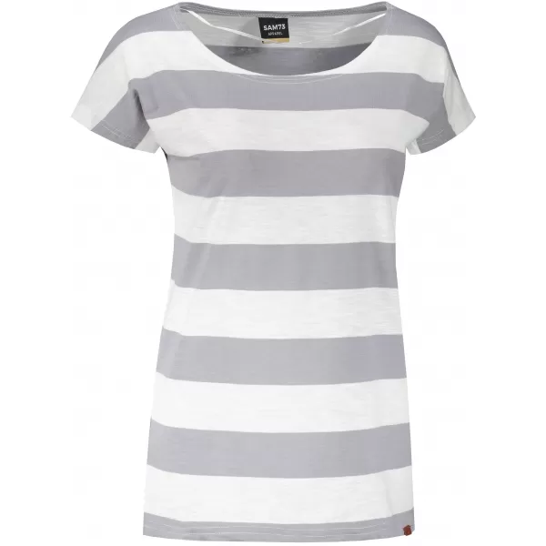  Damen-T-Shirt mit kurzen Ärmeln SAM 73 ELSPETH WT 851 HELLGRAU 
