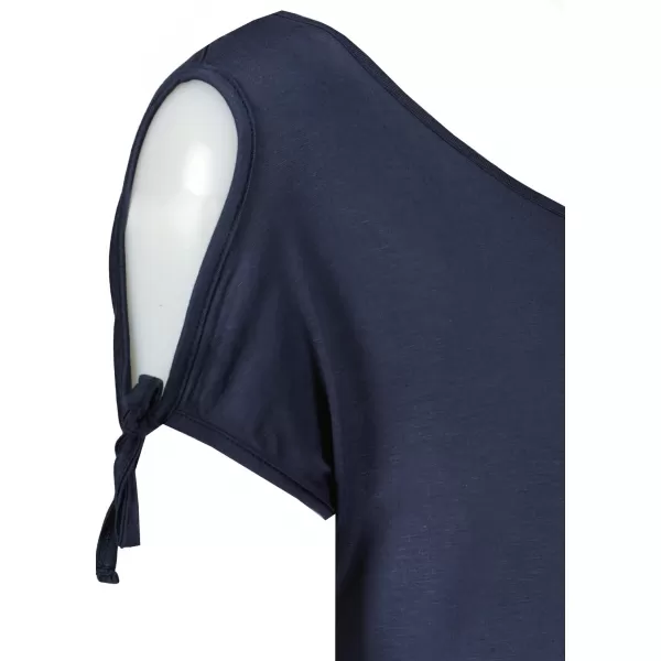  Damen-T-Shirt mit kurzen Ärmeln SAM 73 FELICIA WT 854 DUNKELBLAU 