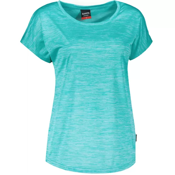  Frauen t -Shirt mit kurzen Ärmeln SAM 73 NASKA WT 858 NEON 