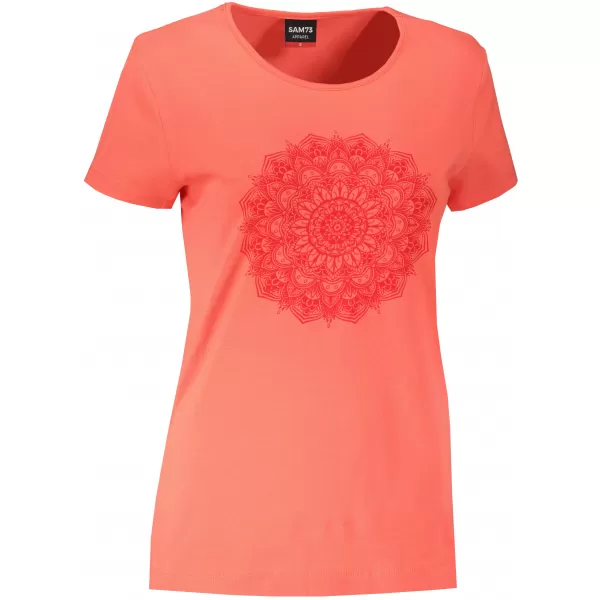  Damen-T-Shirt mit kurzen Ärmeln SAM 73 DEBORAH WT 845 HELLORANGE 