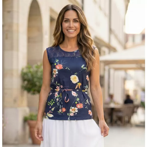  Damen-T-Shirt KIXMI NARISSA DUNKELBLAU 