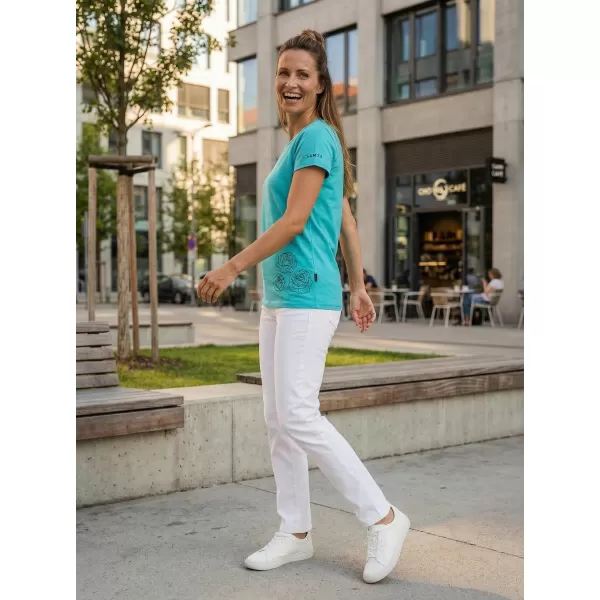  Damen-T-Shirt mit kurzen Ärmeln SAM 73 BETHANY WT 846 NEONGRÜN 