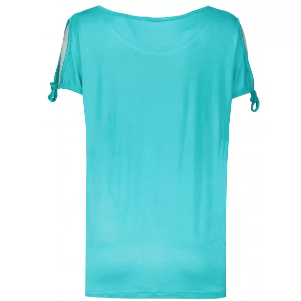  Damen-T-Shirt mit kurzen Ärmeln SAM 73 FELICIA WT 854 NEONGRÜN 