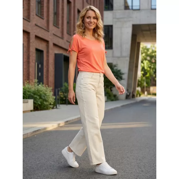  Damen-T-Shirt mit kurzen Ärmeln SAM 73 FELICIA WT 854 HELLORANGE 