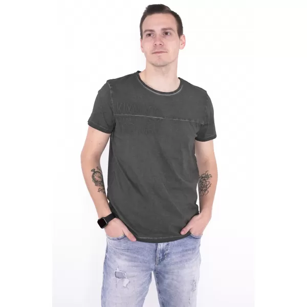  Herren-T-Shirt KIXMI NIREL DUNKELGRAU 
