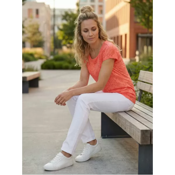  Damen-T-Shirt mit kurzen Ärmeln SAM 73 CINDY WT 859 HELLORANGE 