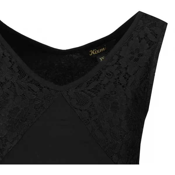  Damen-Tanktop KIXMI NAVILA SCHWARZ 