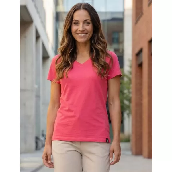  Damen-T-Shirt mit kurzen Ärmeln SAM 73 CLAUDIA WT 847 LEUCHTEND ROSA 