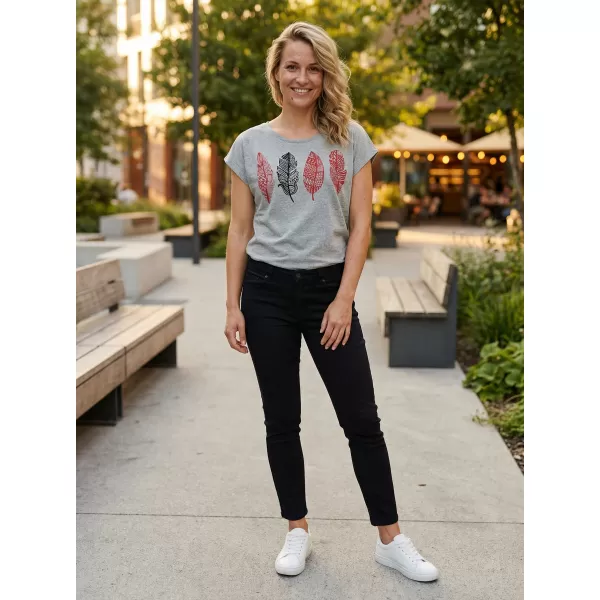  Frauen t -Shirt mit kurzen Ärmeln SAM 73 PENELOPE WT 861 GRAU 