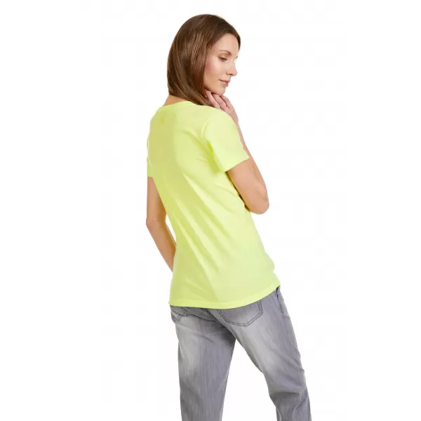  Damen-T-Shirt mit kurzen Ärmeln SAM 73 CLAUDIA WT 847 HELLGELB 