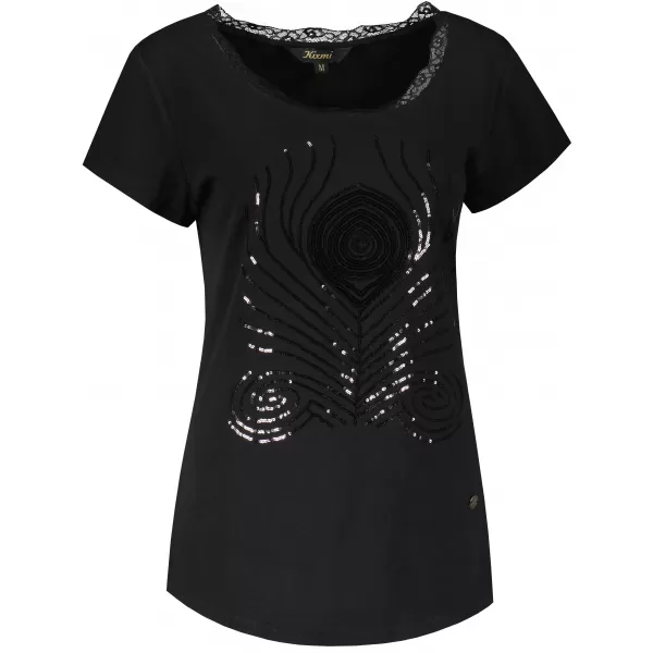  Damen-T-Shirt KIXMI NISSA SCHWARZ 