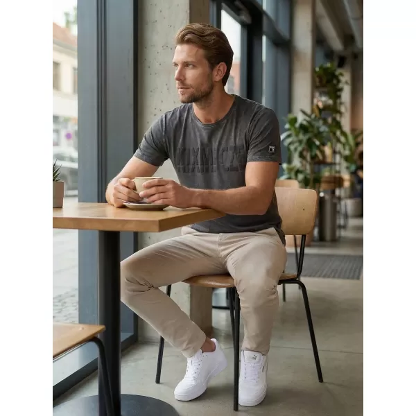  Herren-T-Shirt KIXMI NARSEY DUNKELGRAU 