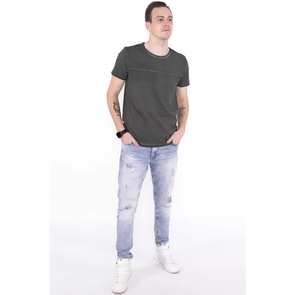  Herren-T-Shirt KIXMI NIREL DUNKELGRAU 