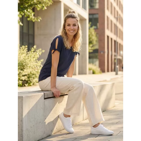  Damen-T-Shirt mit kurzen Ärmeln SAM 73 FELICIA WT 854 DUNKELBLAU 