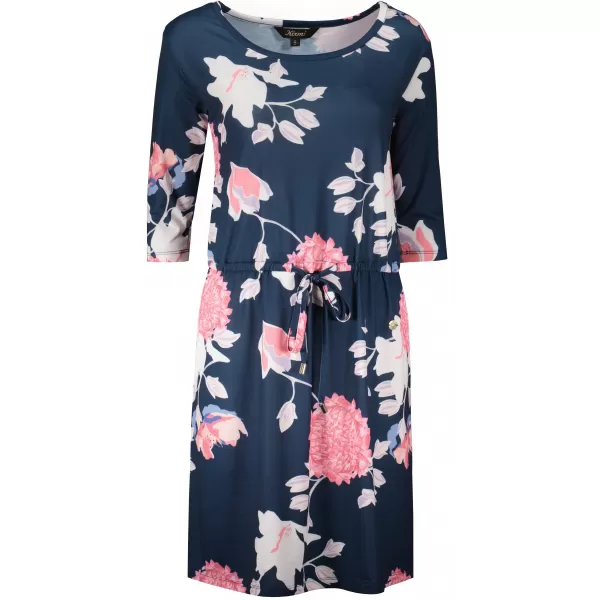  Kleid KIXMI NYDIA DUNKELBLAU 