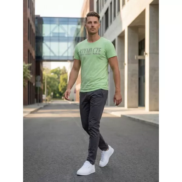  Herren-T-Shirt KIXMI NARSEY GRÜN 
