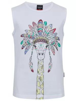 Tanktop für Mädchen SAM 73 JOSEPHINE GT 558 WEIß