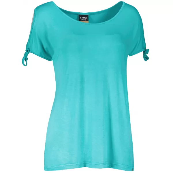  Damen-T-Shirt mit kurzen Ärmeln SAM 73 FELICIA WT 854 NEONGRÜN 