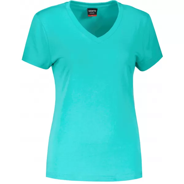  Damen-T-Shirt mit kurzen Ärmeln SAM 73 CLAUDIA WT 847 NEONGRÜN 