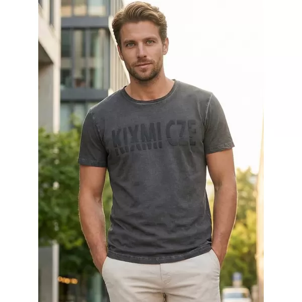  Herren-T-Shirt KIXMI NARSEY DUNKELGRAU 
