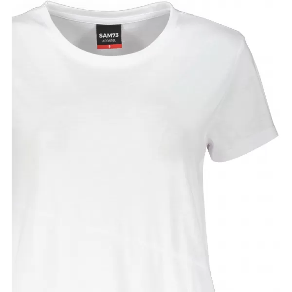  Damen-T-Shirt mit kurzen Ärmeln SAM 73 DOREEN WT 860 WEIß 