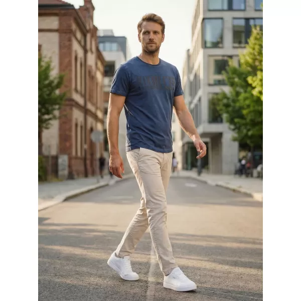  Herren-T-Shirt KIXMI NARSEY DUNKELBLAU 