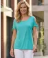 Damen-T-Shirt mit kurzen Ärmeln SAM 73 FELICIA WT 854 NEONGRÜN