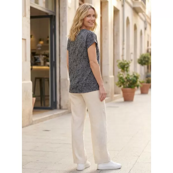  Damen-T-Shirt mit kurzen Ärmeln SAM 73 VERONICA WT 843 SCHWARZ 