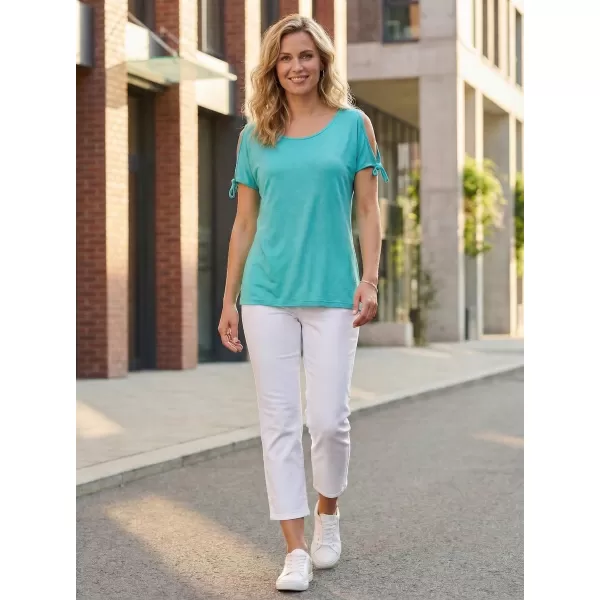  Damen-T-Shirt mit kurzen Ärmeln SAM 73 FELICIA WT 854 NEONGRÜN 