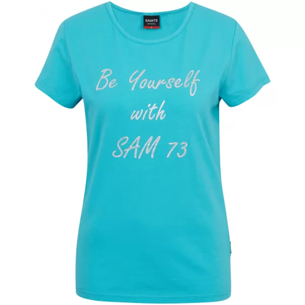  Damen-T-Shirt mit kurzen Ärmeln SAM 73 RENÉE WT 842 NEONGRÜN 
