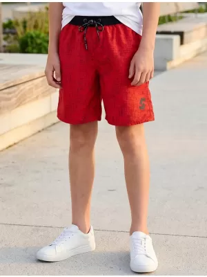 Badeshorts für Jungen SAM 73 DOMINIC BS 540 ROT