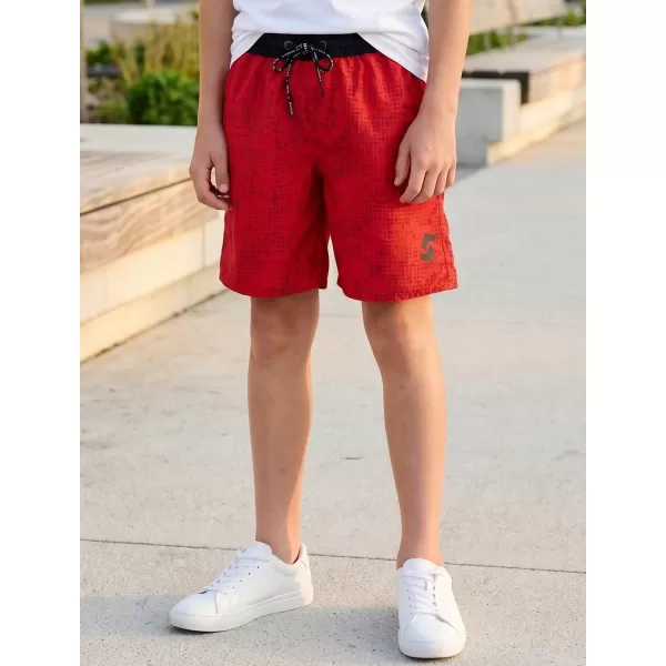 Badeshorts für Jungen SAM 73 DOMINIC BS 540 ROT 