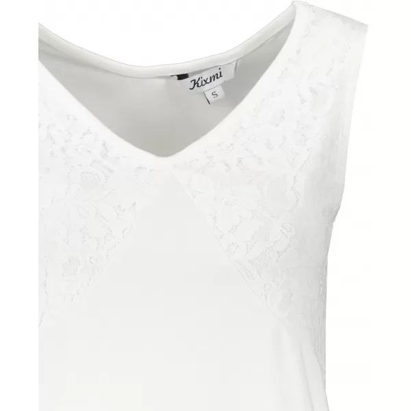 Damen-Tanktop KIXMI NAVILA WEIß 