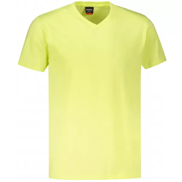  Herren-T-Shirt mit kurzen Ärmeln SAM 73 LEONARD MT 793 HELLGELB 