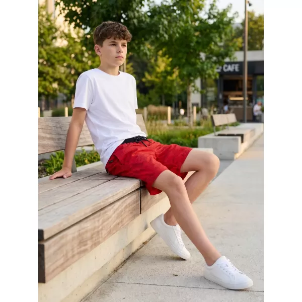 Badeshorts für Jungen SAM 73 DOMINIC BS 540 ROT 
