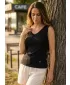 Damen-Tanktop KIXMI NAVILA SCHWARZ