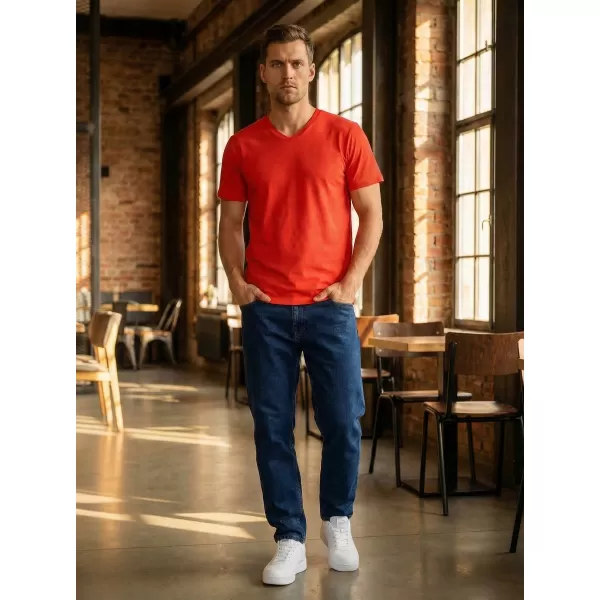  Herren-T-Shirt mit kurzen Ärmeln SAM 73 LEONARD MT 793 ROT 