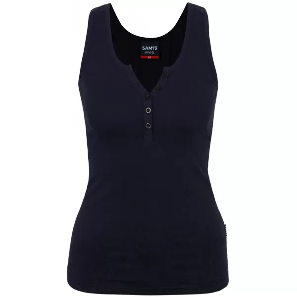  Damen-Tanktop SAM 73 INDIA WT 838 DUNKELBLAU 