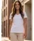 Damen-T-Shirt mit kurzen Ärmeln SAM 73 CLAUDIA WT 847 WEIß