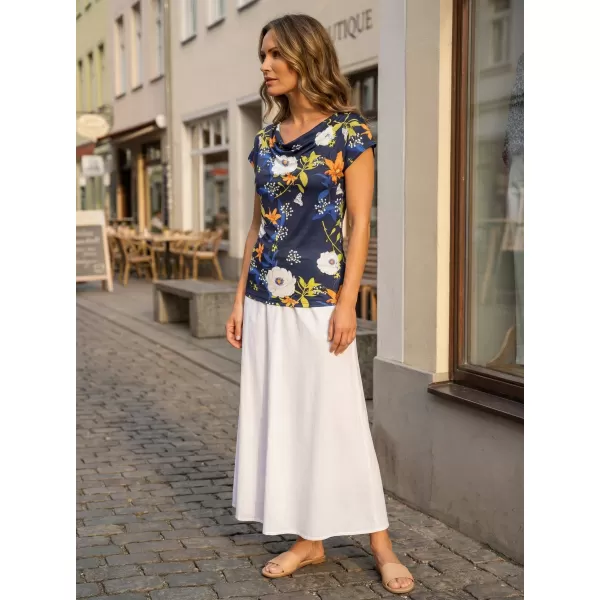  Damen-T-Shirt KIXMI NANCY DUNKELBLAU 