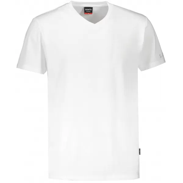  Herren-T-Shirt mit kurzen Ärmeln SAM 73 LEONARD MT 793 WEIß 