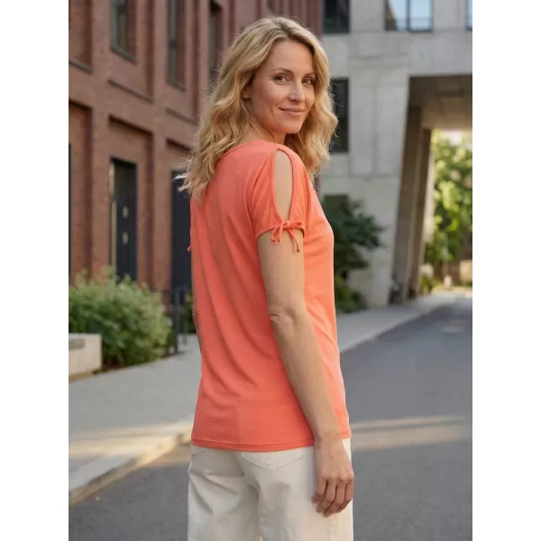  Damen-T-Shirt mit kurzen Ärmeln SAM 73 FELICIA WT 854 HELLORANGE 