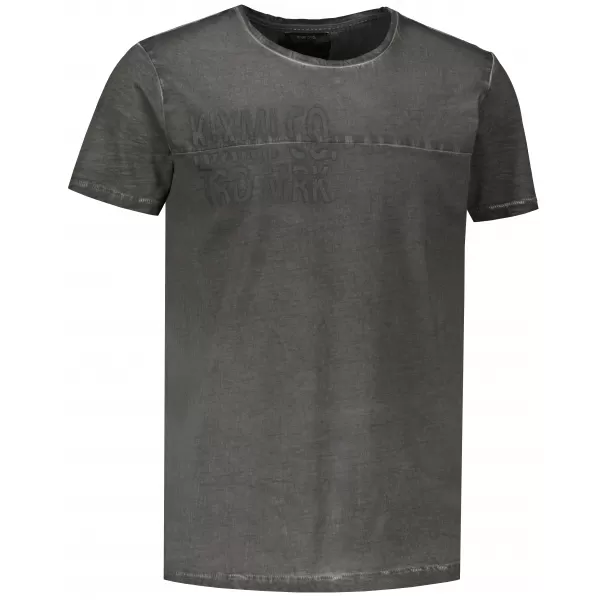  Herren-T-Shirt KIXMI NIREL DUNKELGRAU 
