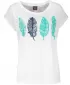 Frauen t -Shirt mit kurzen Ärmeln SAM 73 PENELOPE WT 861 WEIß